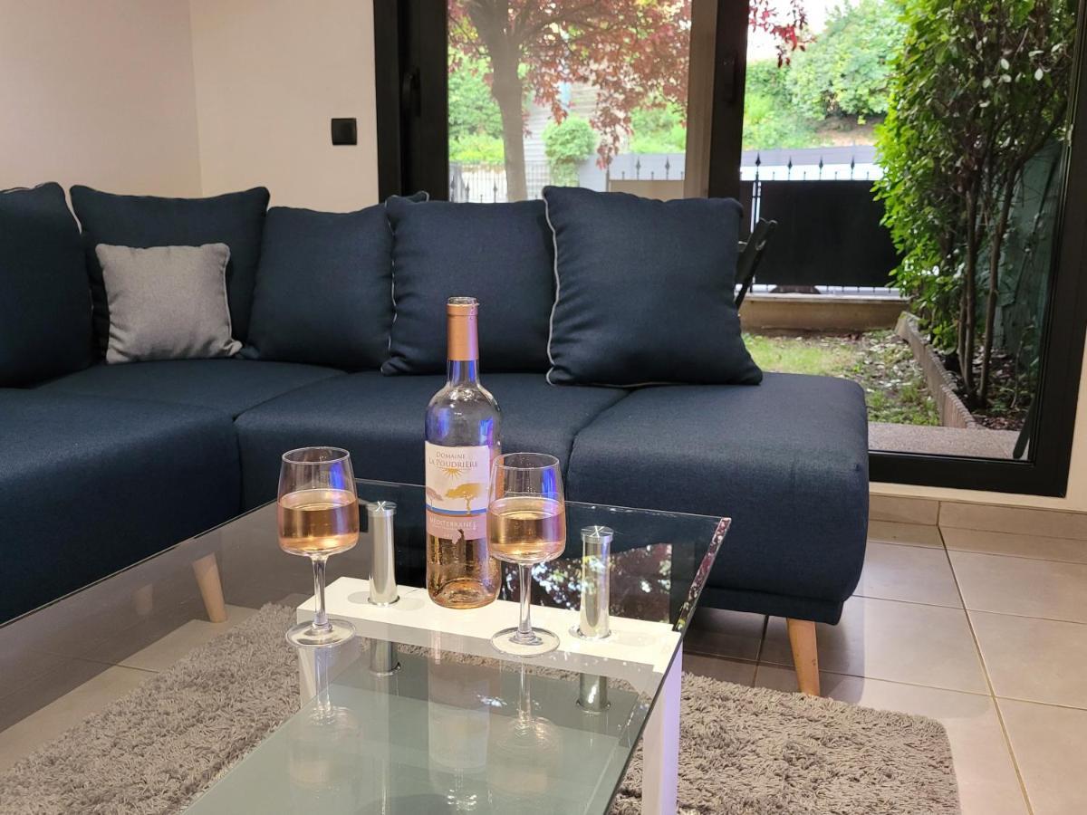Appartement Standing 2 Pieces Avec Jardin Entre Paris & Dysney ブリ・シュル・マルヌ エクステリア 写真